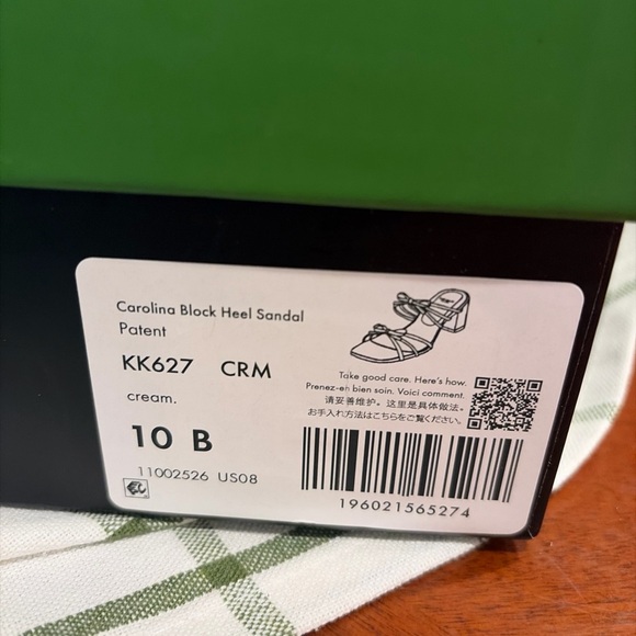Kate Spade New York Carolina Block Heel Sandals Sz 10 B New